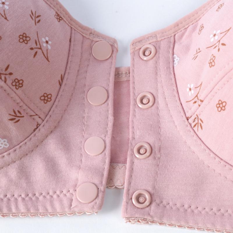 Maternity Nursing Bra Button, Vest Style Bra (Pack of 3)