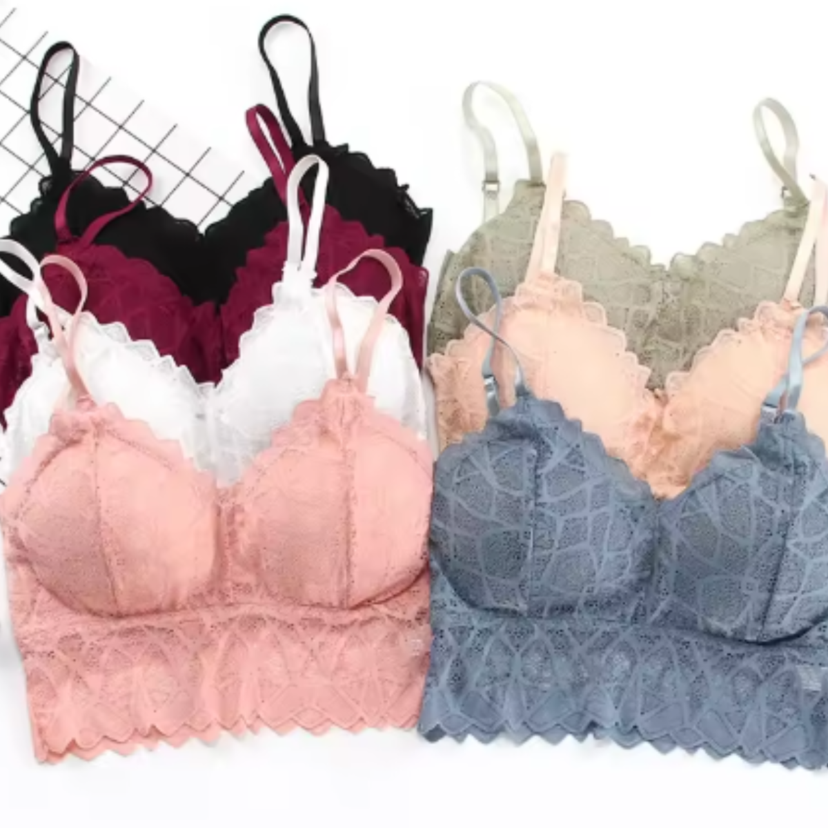 (Pack of 6) Premium Women’s Bra Panty Lingerie Set | Stylish, Comfortable & Affordable | LS-6