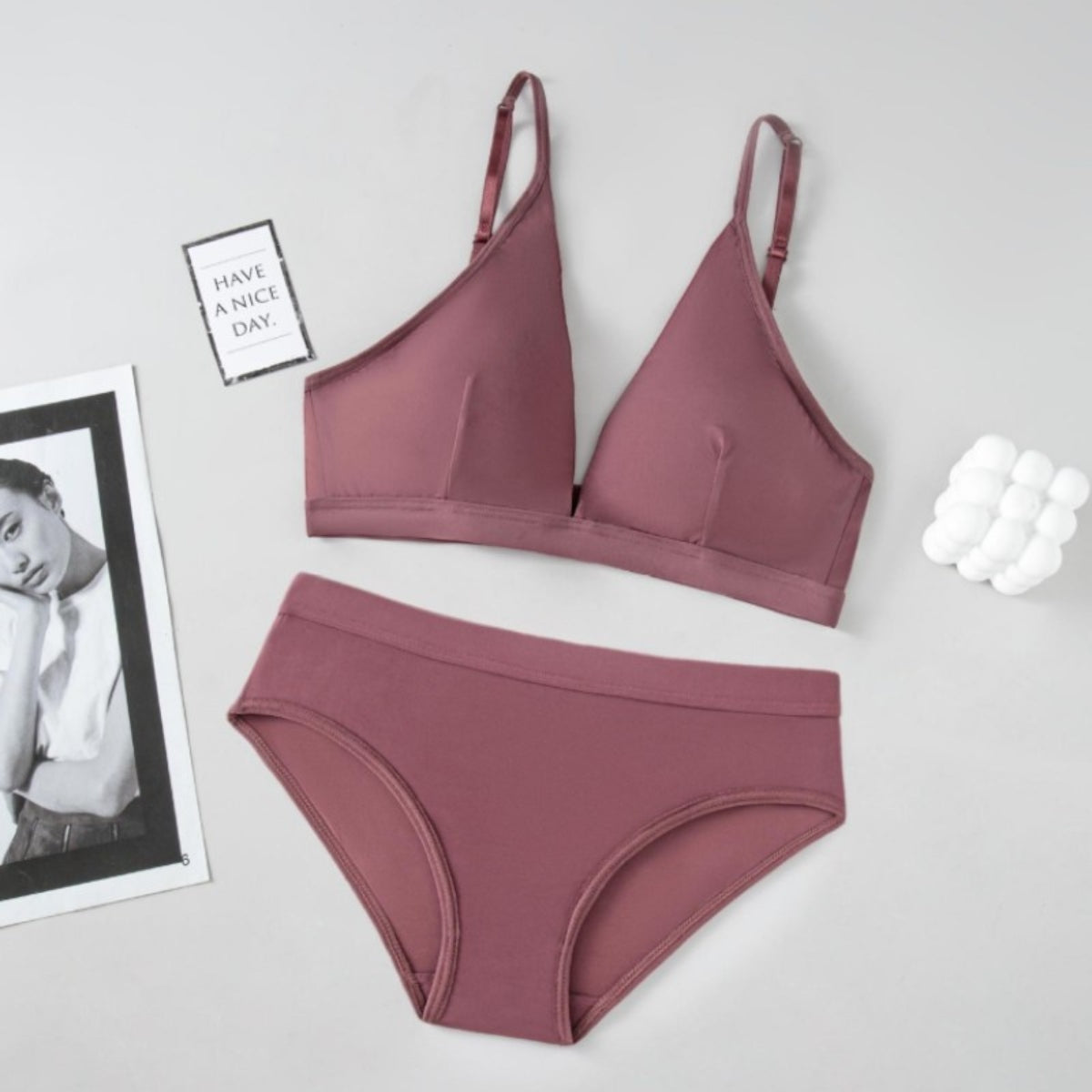 (Pack of 6)Women's  Bra & Panty Lingerie Set for Girl's Combo | L-62