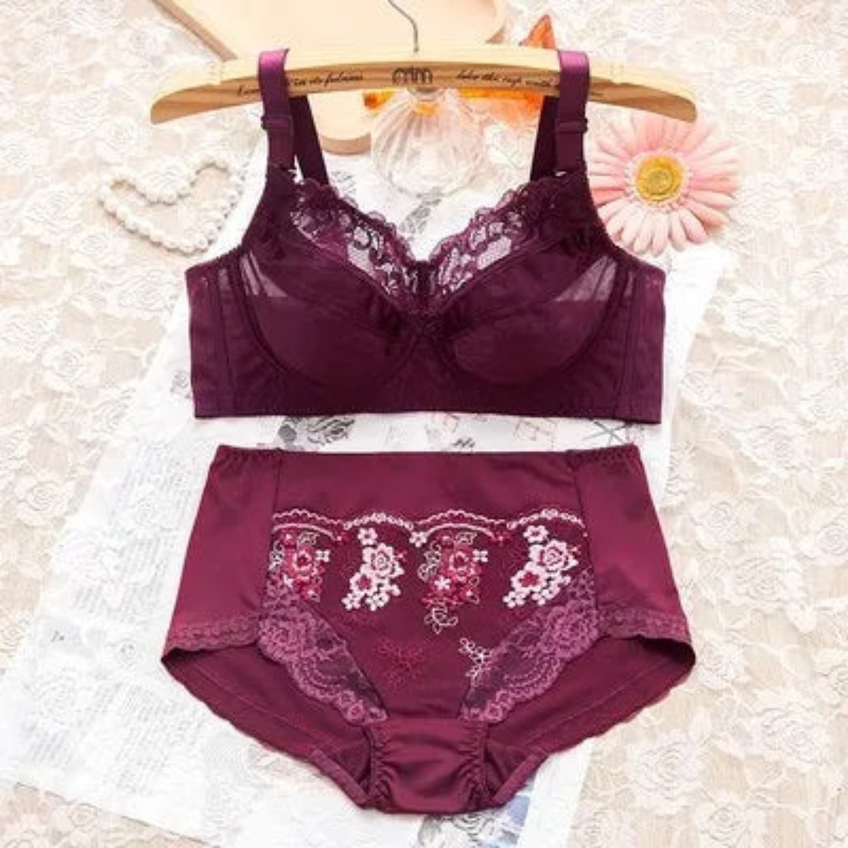 (Pack of 6) Women's  Bra Panty Lingerie Set for Girl's Combo  | L-28