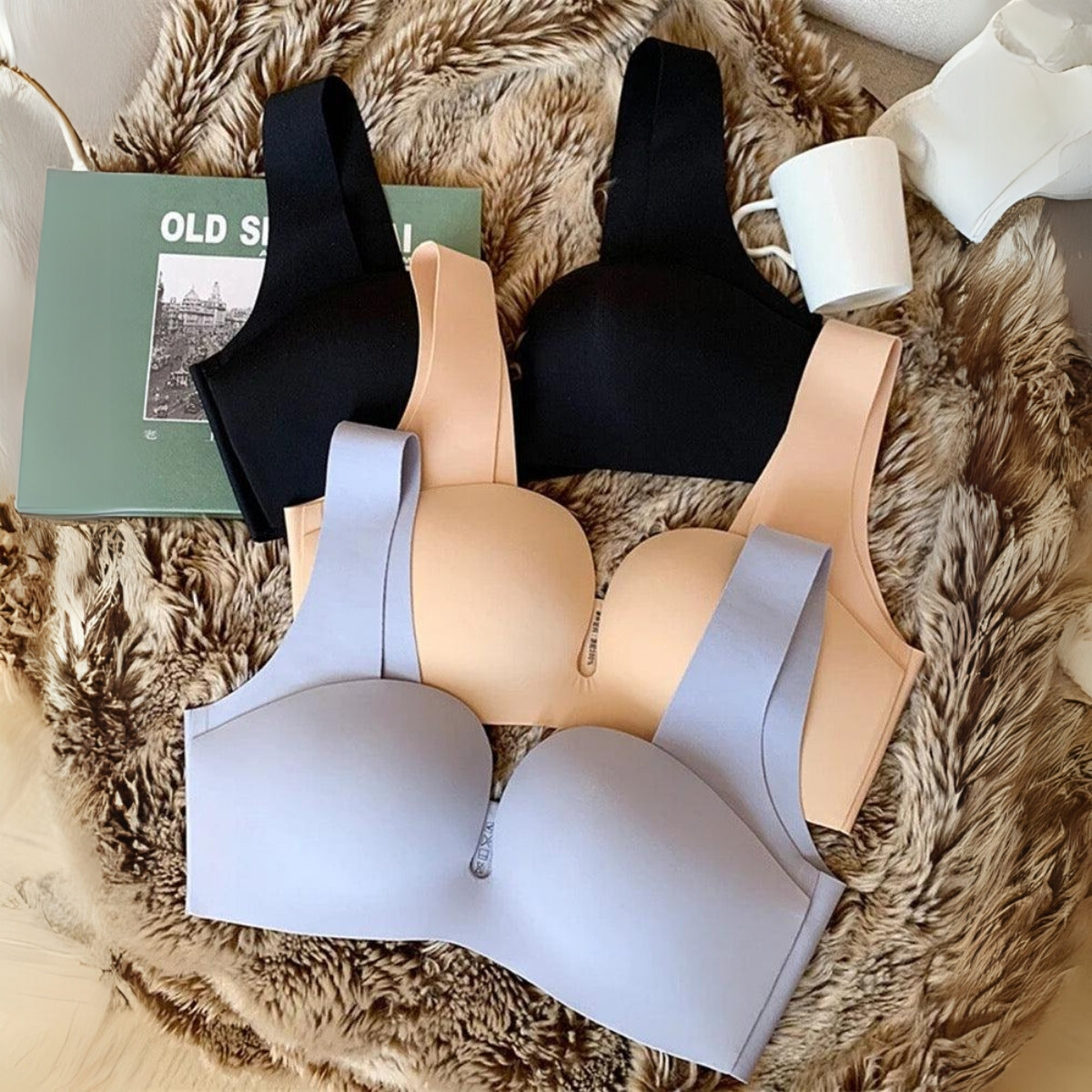 4-Pack Lightweight Push-Up Bras with Padding – Perfect Fit | PB-02