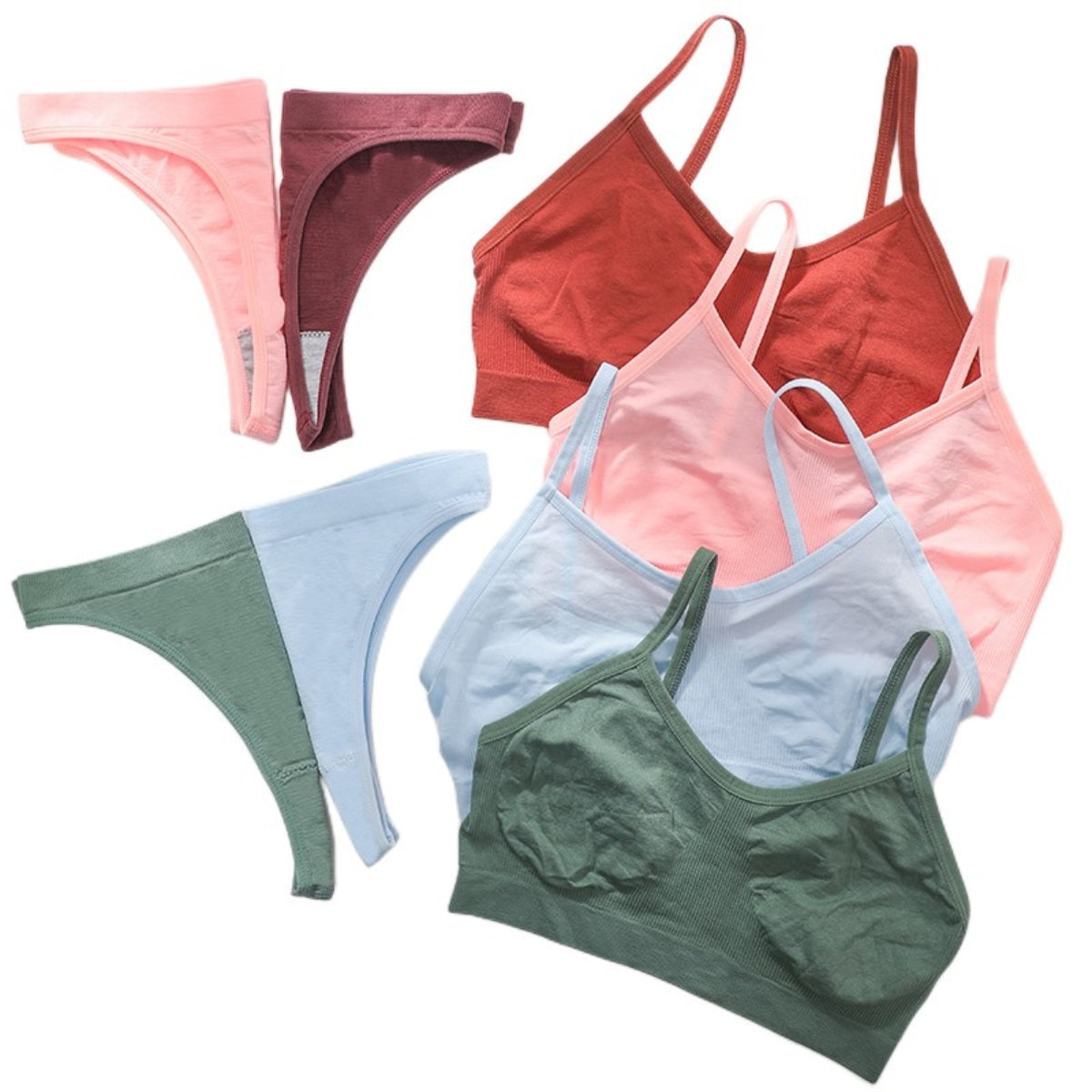 (Pack of 6) Women's  Bra Panty Lingerie Set for Girl's Combo  | L-61