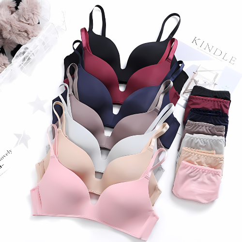 (Pack of 6) Women's Bra Panty Lingerie Set for Girl's Combo| L-58