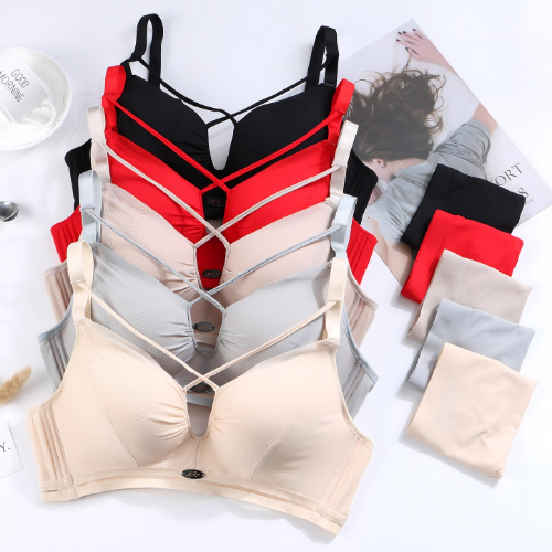 (Pack of 6) Women's  Bra Panty Lingerie Set for Girl's Combo  | L-51