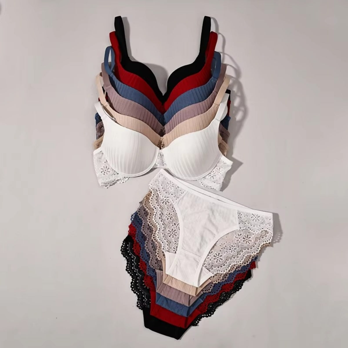(Pack of 6) Women's  Bra Panty Lingerie Set for Girl's | L-149