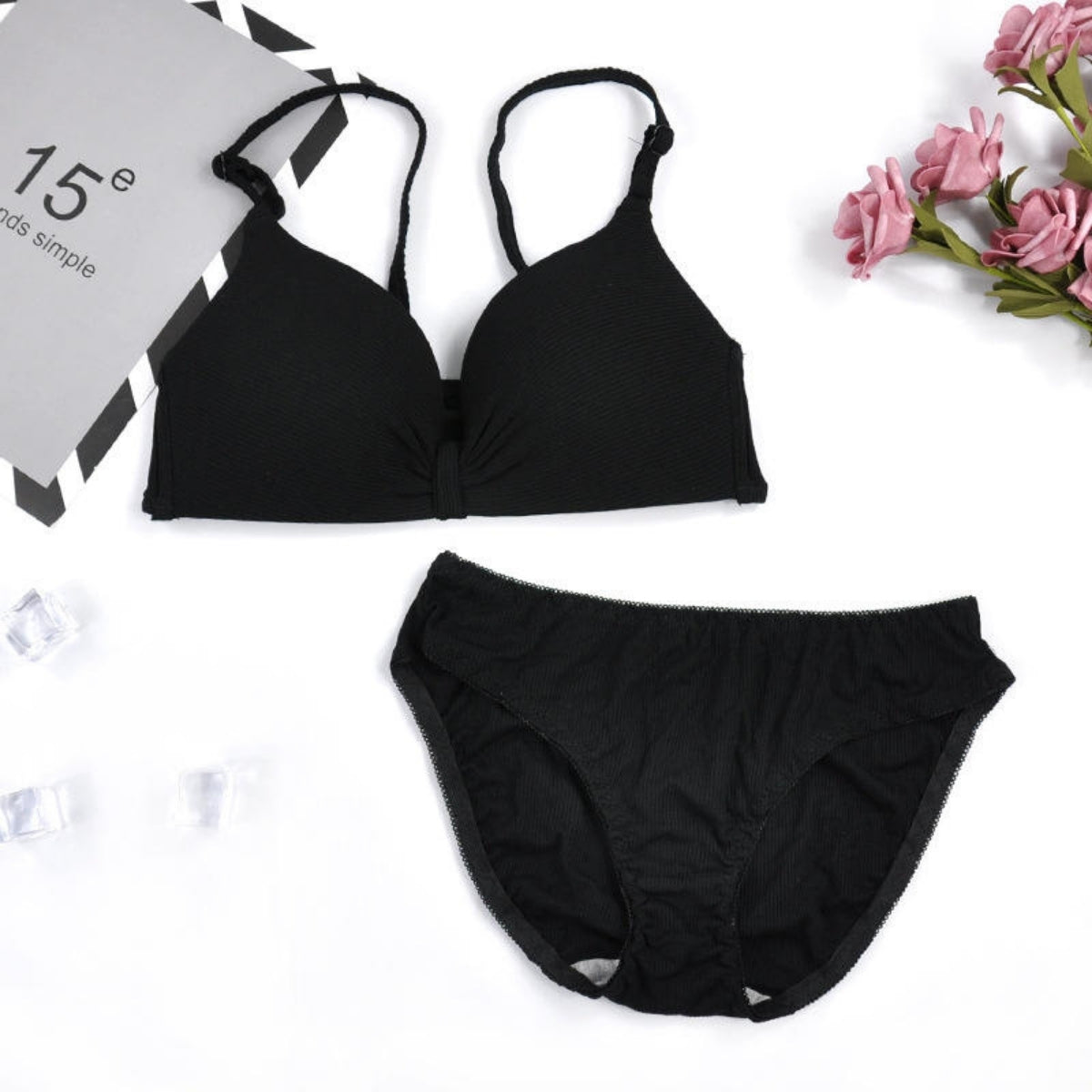 (Pack of 8) Women's Bra Panty Lingerie Set for Girl's | L-111