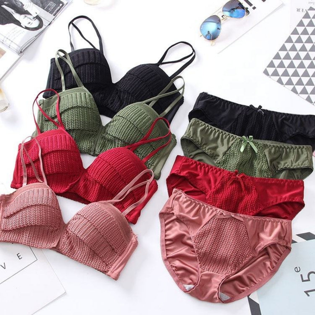 (Pack of 8) Women's Bra Panty Lingerie Set for Girl's  | L-113