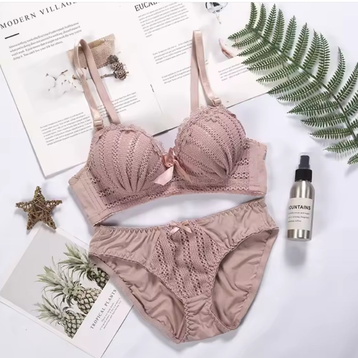 (Pack of 6) Women's  Bra Panty Lingerie Set for Girl's Combo  | L-09