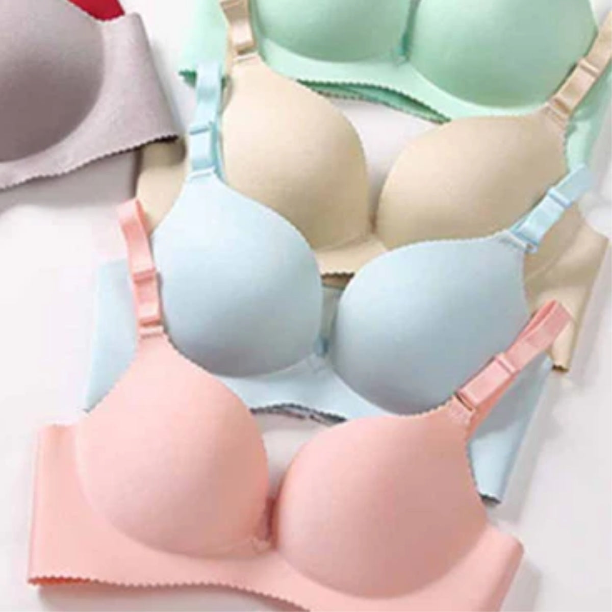 4-Pack Lightweight Push-Up Bras with Padding – Perfect Fit | PB-08