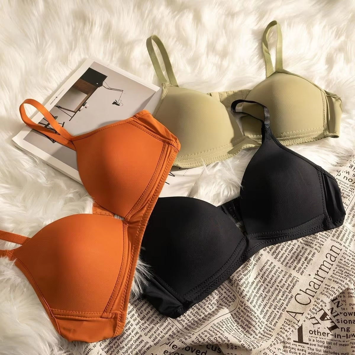 4-Pack Women’s T-Shirt Bras – Soft, Lightweight & Perfect for Everyday Wear | TB-02