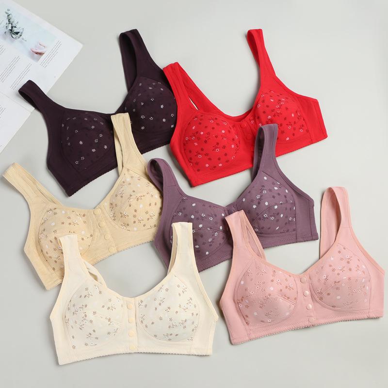 Maternity Nursing Bra Button, Vest Style Bra (Pack of 3)