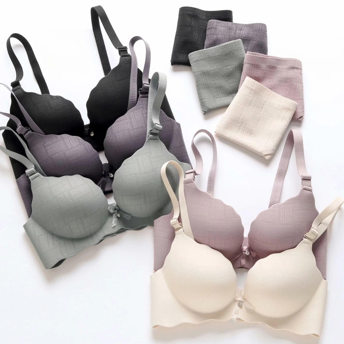 (Pack of 6) Women's  Bra Panty Lingerie Set for Girl's  | L-118