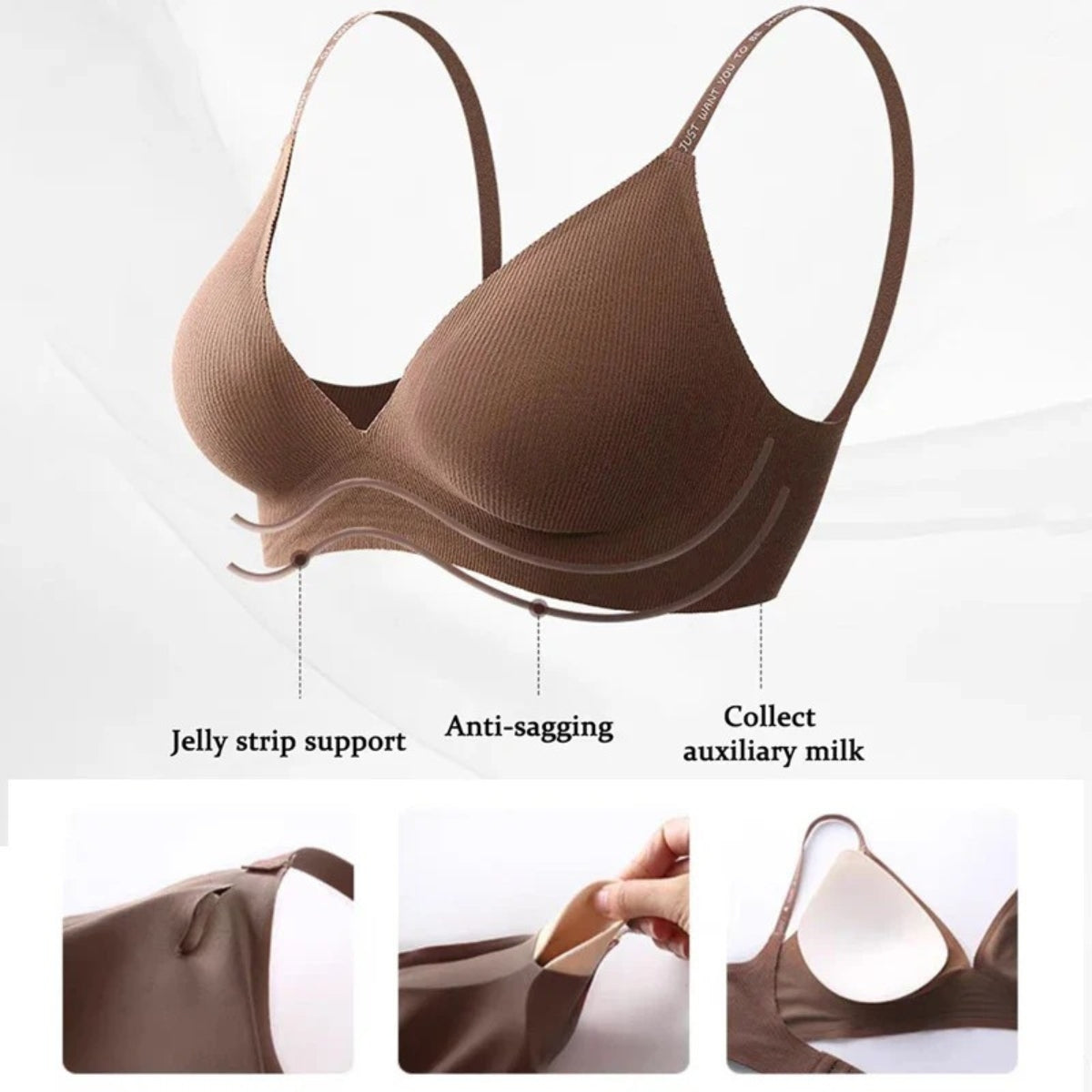 4-Pack Lightweight Push-Up Bras with Padding – Perfect Fit | PB-10