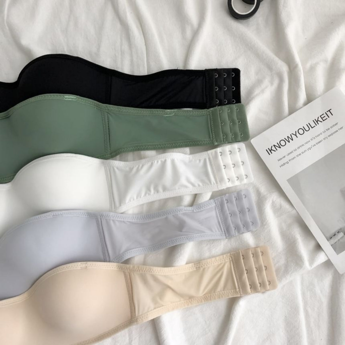 4-Pack Strapless Bras: Your Wardrobe Essentials | SB -08