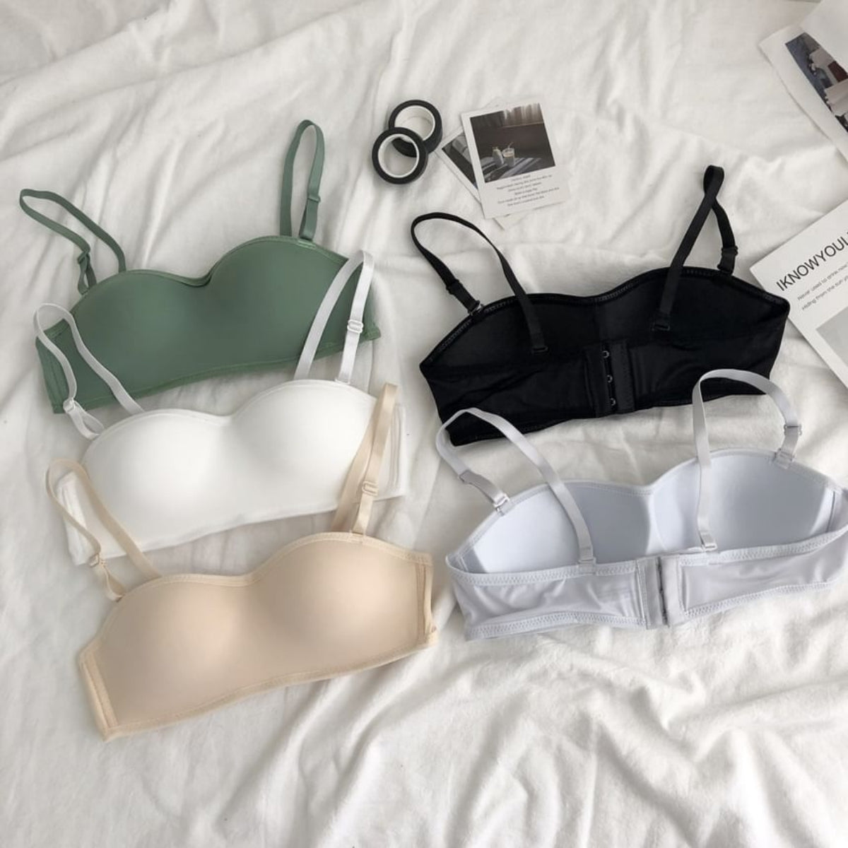 4-Pack Strapless Bras: Your Wardrobe Essentials | SB -08