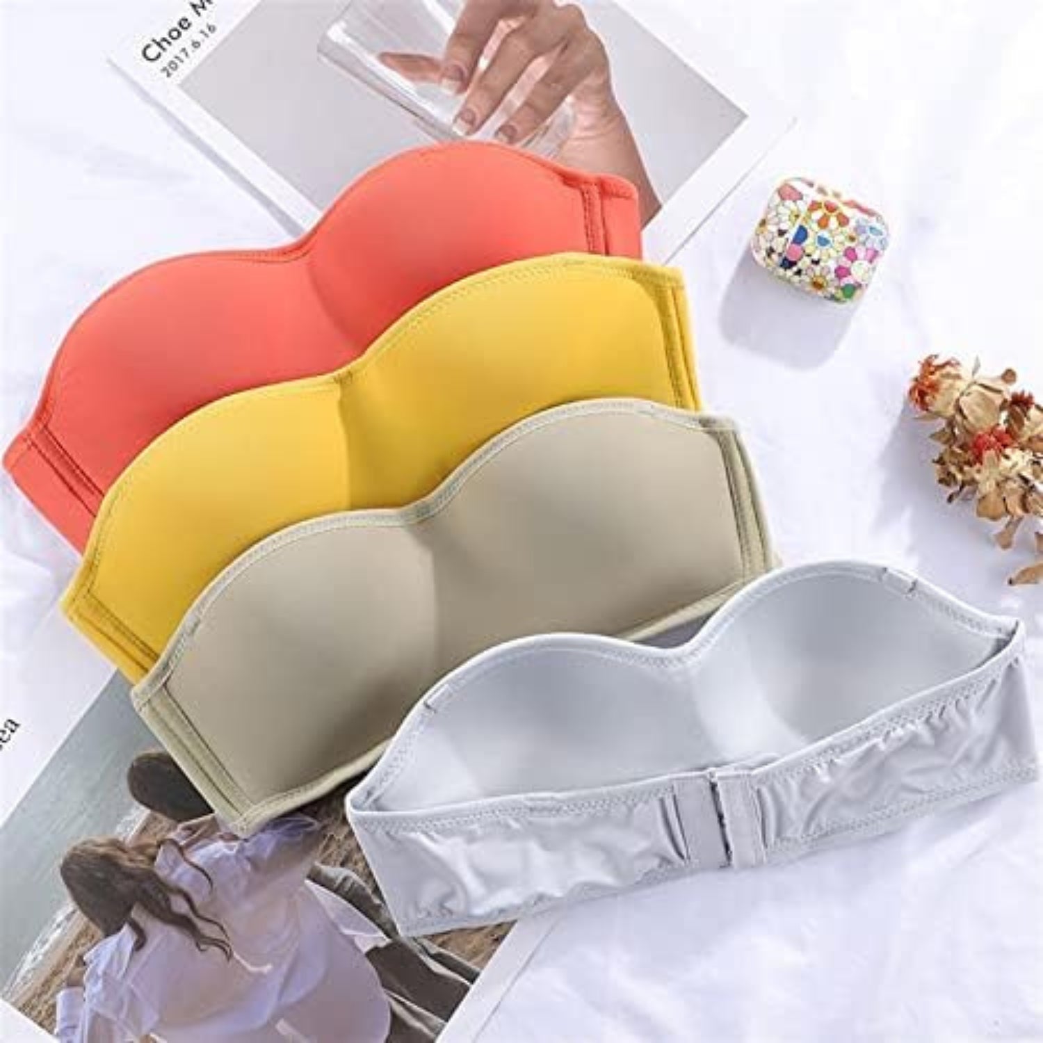 4-Pack Strapless Bras: Your Wardrobe Essentials | SB -07