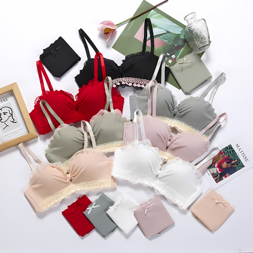 (Pack of 6) Women's  Bra Panty Lingerie Set for Girl's Combo  | L-53