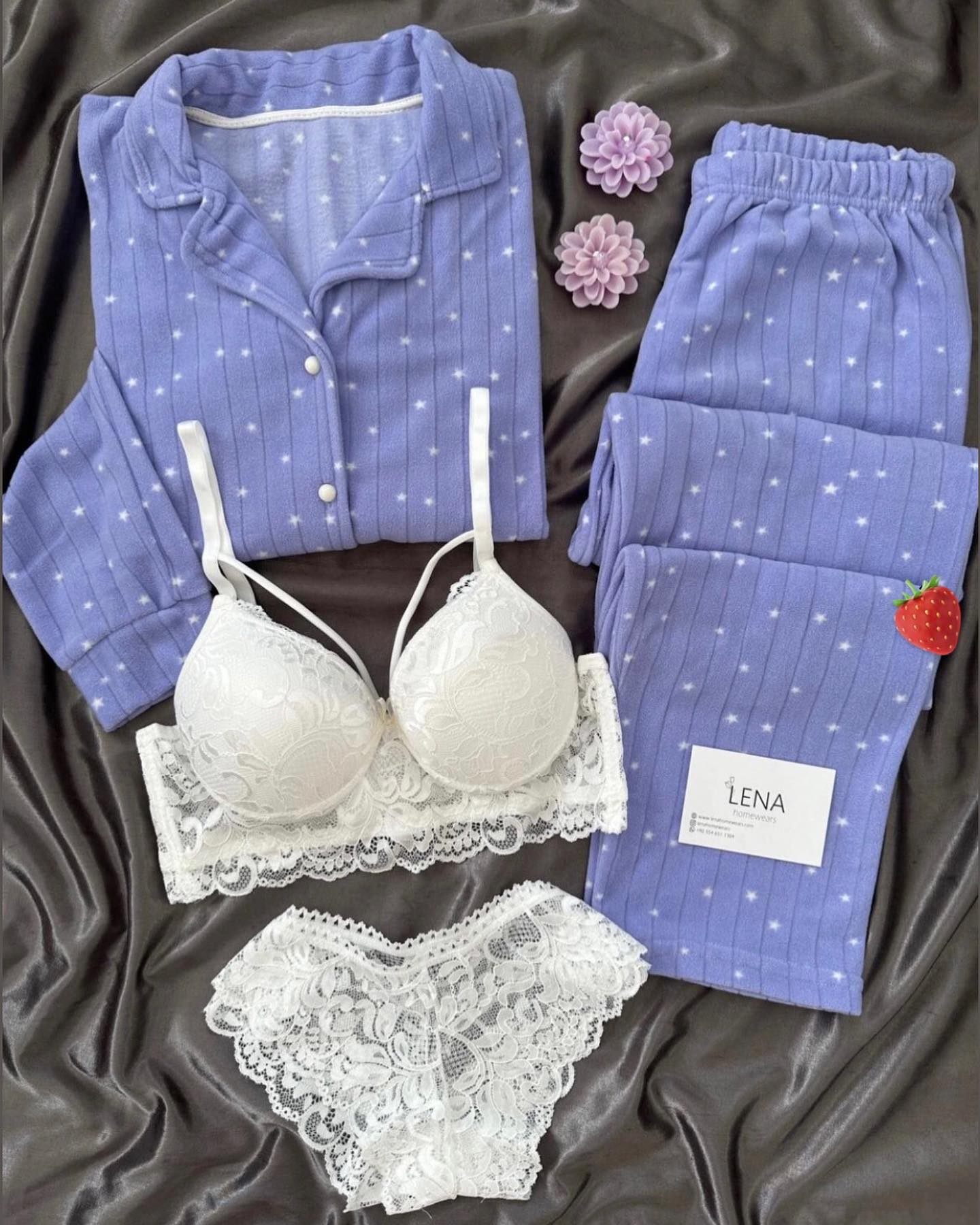 Love Night Suit & Bra Penty Set Combo for Women's